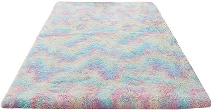 Woonkamer Zacht Tapijt Pluche Tapijt Pluizige Dikke Tapijten Slaapkamer Decor Gebied Lange Tapijten Anti-Slip Floor Mat Grijs kinderkamer Matten Achromatic