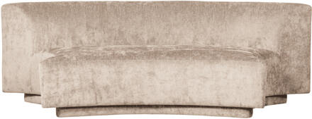 Woood 2-zits Bank 'Popular' Modulair, Chenille, kleur Naturel