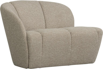 Woood 2-zits Bankje 'Mojo' Links, Bouclé, kleur Beige Melange