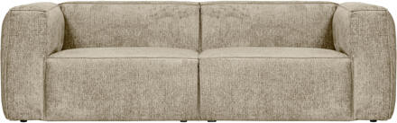 Woood 3,5-zits Bank 'Bean' Structure Velvet, kleur Buttermilk