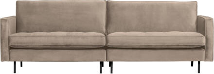 Woood 3-zits Bank 'Rodeo Classic' Velvet, kleur Khaki