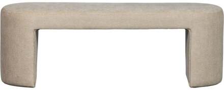 Woood Bankje Jannik Naturel - - Breedte: 130.00 cm