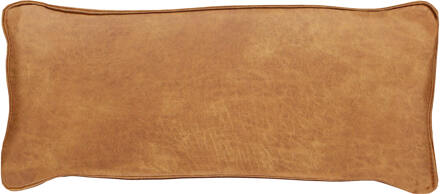 Woood Bean Kussen - Recycle Leer - Cognac - 30x70x20 Bruin - N.v.t.