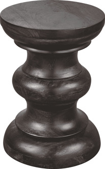 Woood Bijzettafel 'Jonah' Mangohout, 30cm Donkerbruin