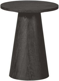 Woood Bijzettafel 'Maan' 40cm Donkerbruin - 40 cm