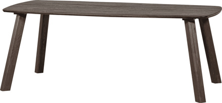 Woood Deens Ovale Eettafel 'Tablo' Eikenhout, 180 x 100cm, kleur Mystic Bruin Mystic Brown - 180 x 100 cm