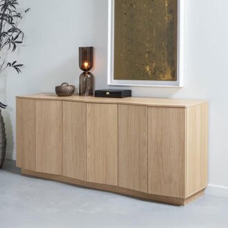 Woood Dressoir 'Zuma' Eikenhout, 200cm Transparant
