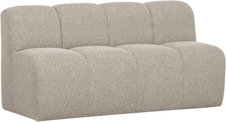 Woood Eetkamerbank 'Mojo' Bouclé, 164cm, kleur Beige Melange