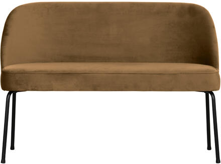 Woood Eetkamerbank 'Vogue' Velvet, kleur Honing Geel