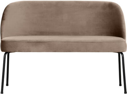 Woood Eetkamerbank 'Vogue' Velvet, kleur Khaki