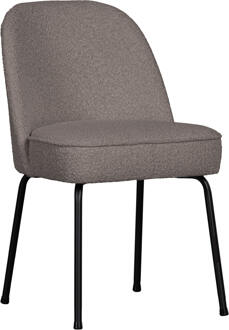 Woood Eetkamerstoel 'Vogue' Bouclé, kleur Nougat