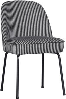 Woood Eetkamerstoel 'Vogue' Geweven, kleur Zwart/Grijs Zwart / Grijs