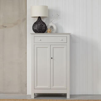 Woood Eva Meidenkast - Grenen - Mist - 150x93x40 Wit