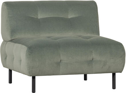 Woood Exclusive Lloyd Fauteuil - Fluweel - Waterplant - 75x90x90 - N.v.t.