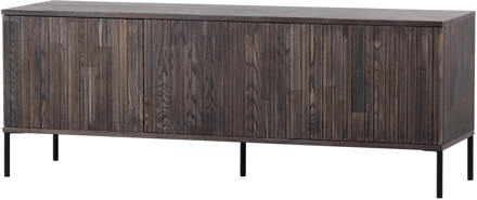 Woood Exclusive New Gravure Tv Meubel - Essen - Espresso - 56x150x44 Bruin