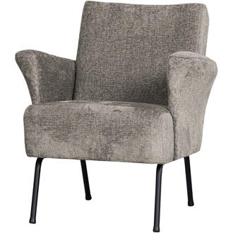 Woood Fauteuil 'Muse' Chenille, kleur Taupe