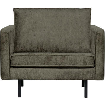 Woood Fauteuil 'Rodeo' Structure Velvet, kleur Frost Vergrijsd groen