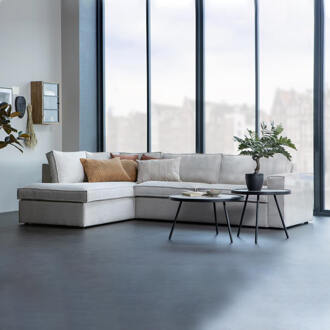 Woood Freddie Chaise Longue Links - Naturel Beige