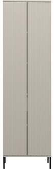 Woood Hoge kast Gravure New Grenen Dust - - Breedte: 60.00 cm