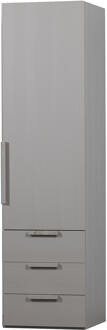 Woood Kledingkast 'Rens' 1-deurs, kleur Pebble Grey