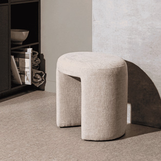 Woood Kruk Jannik Creme - - Breedte: 45.00 cm