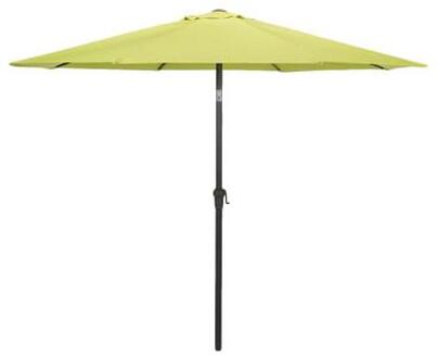 Woood Le Sud parasol Dorado - lime - Ø300 cm - Leen Bakker Groen
