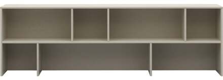 Woood Opzetkast Gravure New Grenen Dust - - Breedte: 200.00 cm