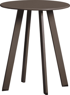 Woood Outdoor Bijzettafel 'Fer' 40cm, kleur Donkerbruin - 40 cm