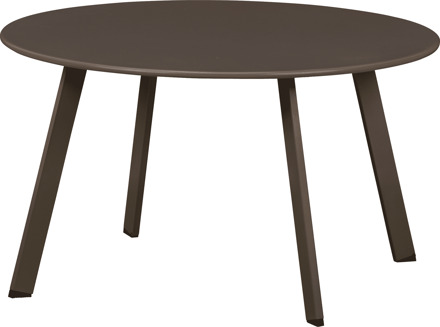 Woood Outdoor Bijzettafel 'Fer' 70cm, kleur Donkerbruin - 70 cm