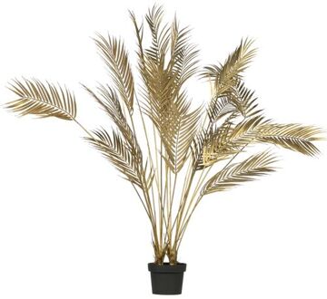 Woood Palm Kunstplant Goud 110 cm