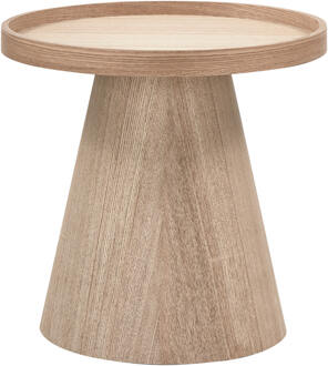 Woood Ronde Bijzettafel 'Maud' 39cm, kleur Naturel - 39 cm