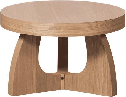Woood Ronde Bijzettafel 'Tala' 55cm, kleur Naturel