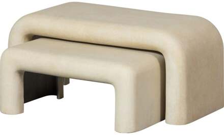 Woood Salontafelset Sorella - - Breedte: 92.00 cm