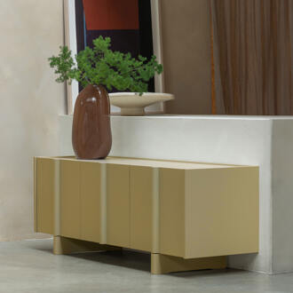 Woood TV-meubel 'Basu' Grenen, 152cm, kleur Moss