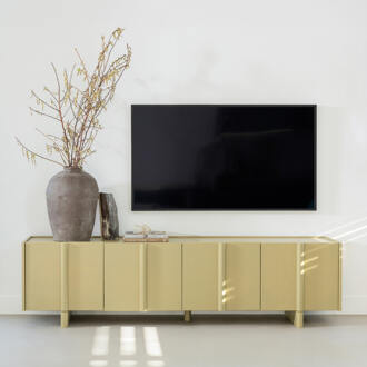 Woood Tv-Meubel Basu - Grenen - Moss - 53x200x46 Groen