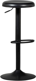 Woood Verstelbare Barkruk 'Isaac' kleur Zwart (zithoogte 61-81cm)