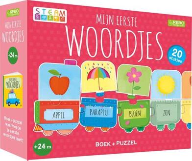 Woordjes - boek + puzzeltrein