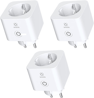 WOOX R6113 Slimme stekker + meter 3-pack