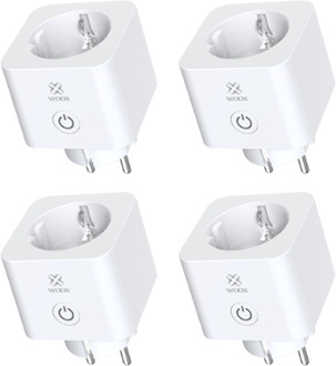 WOOX R6113 Slimme stekker + meter 4-pack