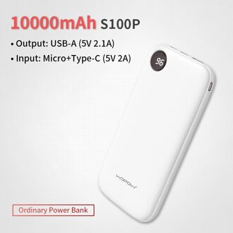 Wopow 22.5W Power Bank 10000Mah QC3.0 PD3.0 Snelle Lading Poverbank Draagbare Externe Batterij Oplader Mini Powerbank Voor telefoon S100P