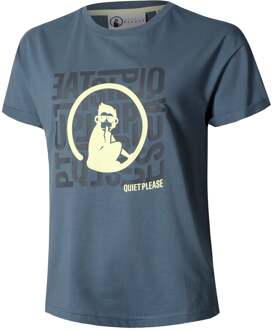 Word Salad T-shirt Dames-Blauw - XS,S,M,L,XL,XXL