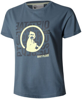 Word Salad T-shirt Dames-Blauw - XS