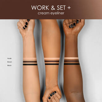 Work and Set Eyeliner (Various Shades) - Brown