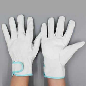 Work Gloves Sheepskin Leather Men Working Welding Gloves Safety Protective Garden Sports MOTO Wear-resisting Gloves