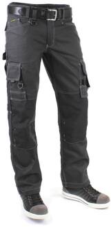 worker canvas met cordura - Workwear - 502009 - donkergrijs / zwart - maat 50