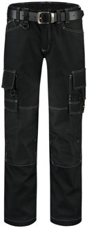 worker canvas met cordura - Workwear - 502009 - zwart - maat 48