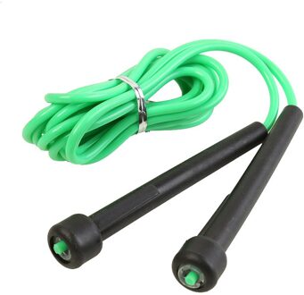 Workout Springtouw Fitness Verstelbare Pvc Sport Afvallen Touwtjespringen Voor Werken-Out Comfortabele Decoratie groen