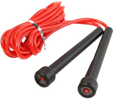 Workout Springtouw Fitness Verstelbare Pvc Sport Afvallen Touwtjespringen Voor Werken-Out Comfortabele Decoratie Rood