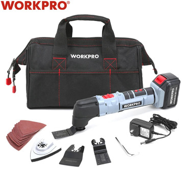WORKPRO Power Oscillating Tools Electric Trimmer Saws Home DIY Lithium-ion Rechargeable Oscillating Multi Tools 18V/20V