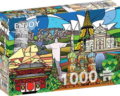 World Landmarks Puzzel (1000 stukjes)